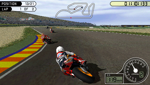 MotoGP screenshot 3 for PSP